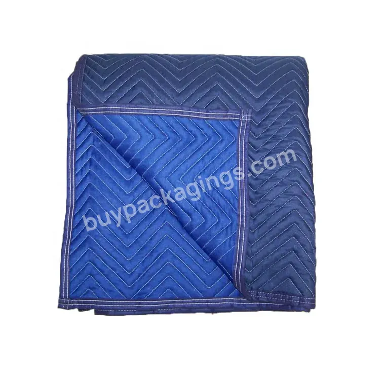 Custom Moving Blankets Black 72 X 80 Pads Quilted Non Woven Furniture Moving Pads Blanket