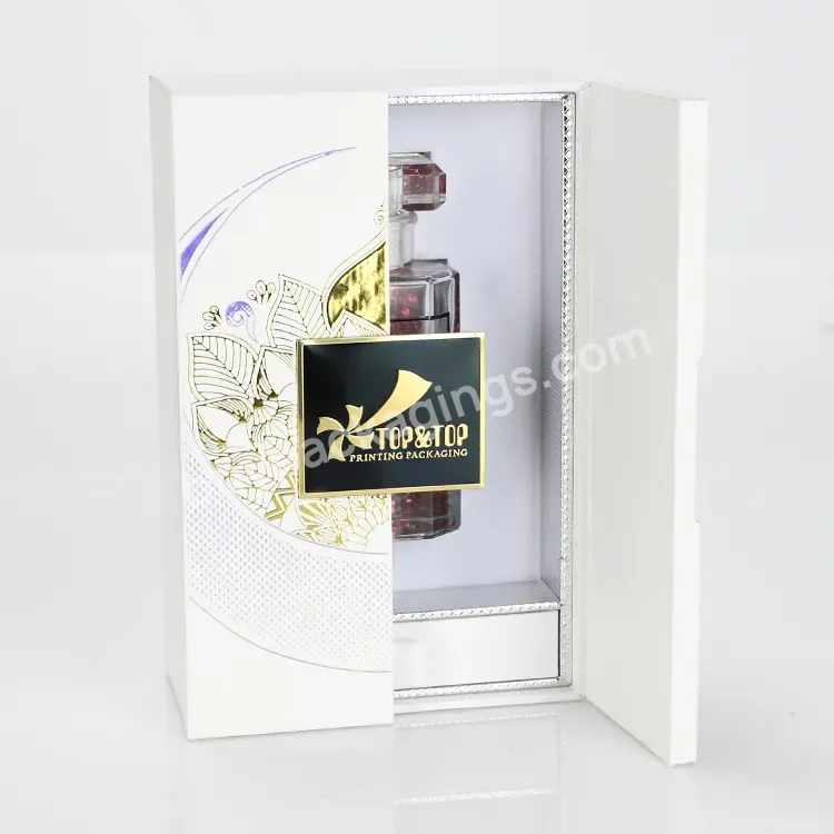 Custom Neck Shoulder Rigid Perfume Box Luxury Scent Cardboard Box With Logo