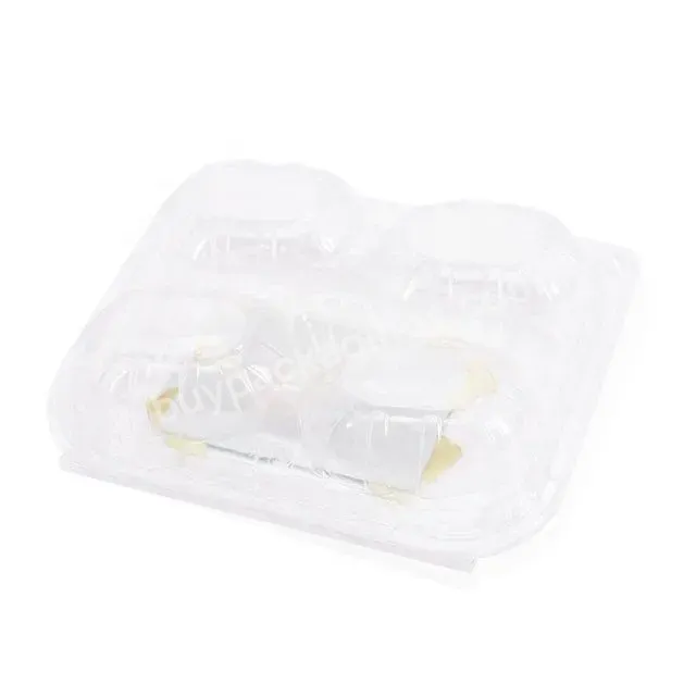 Custom New On Market Clamshell Clear Rpet/pet Plastic Fresh Blister 4 Kiwi Fruit Packaging Container Box