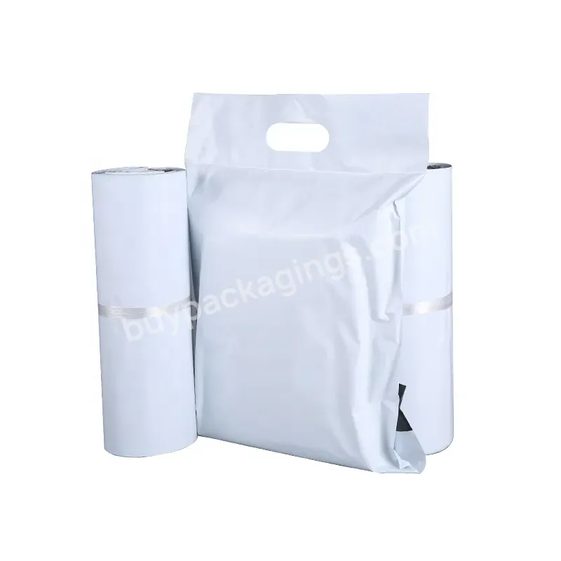 Custom New Poly Material Plastic Portable Mailing Courier Bag With Handle