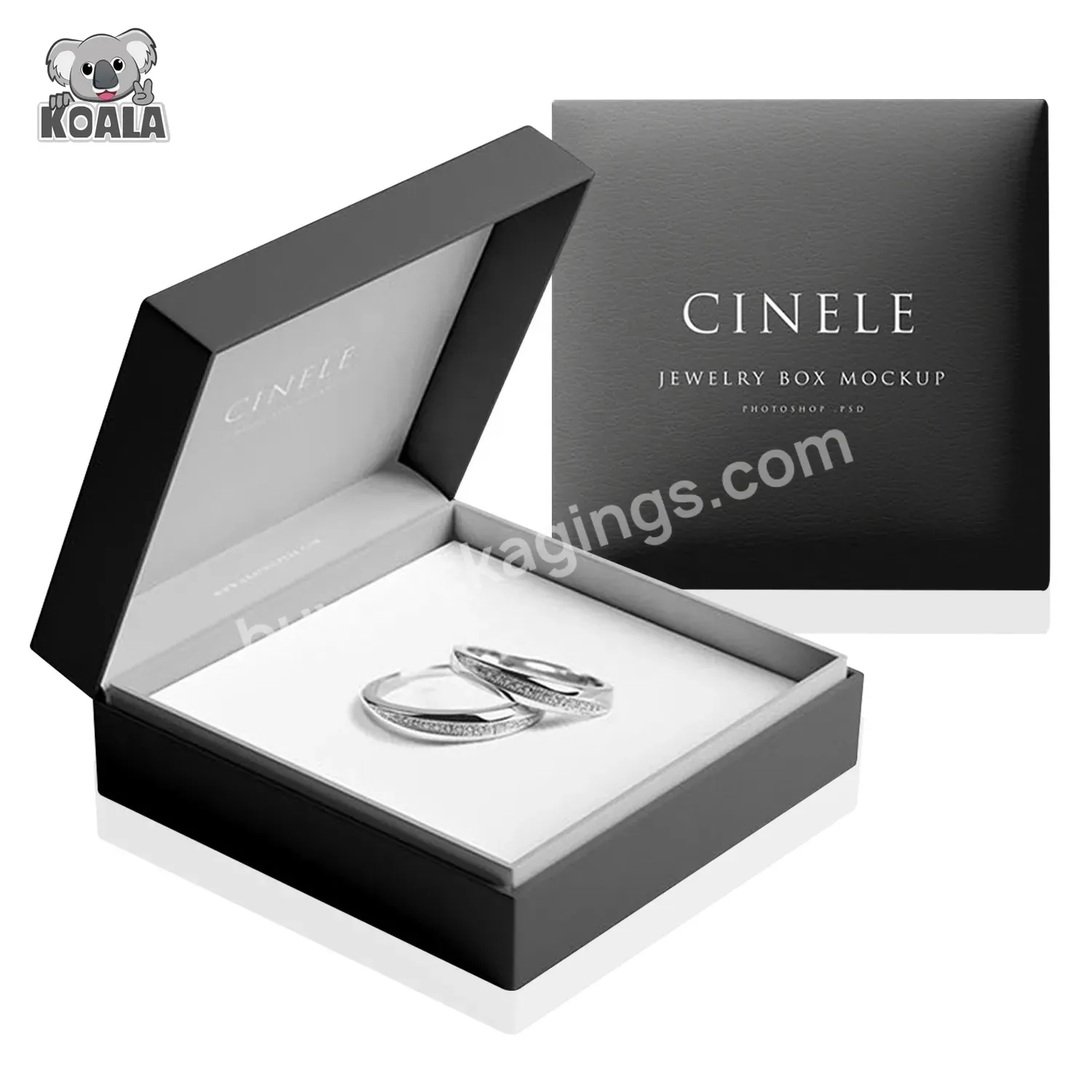 Custom Oem Luxury Mini Gift Engagement Wedding Display Jewellery Paper Packaging Ring Cardboard Box