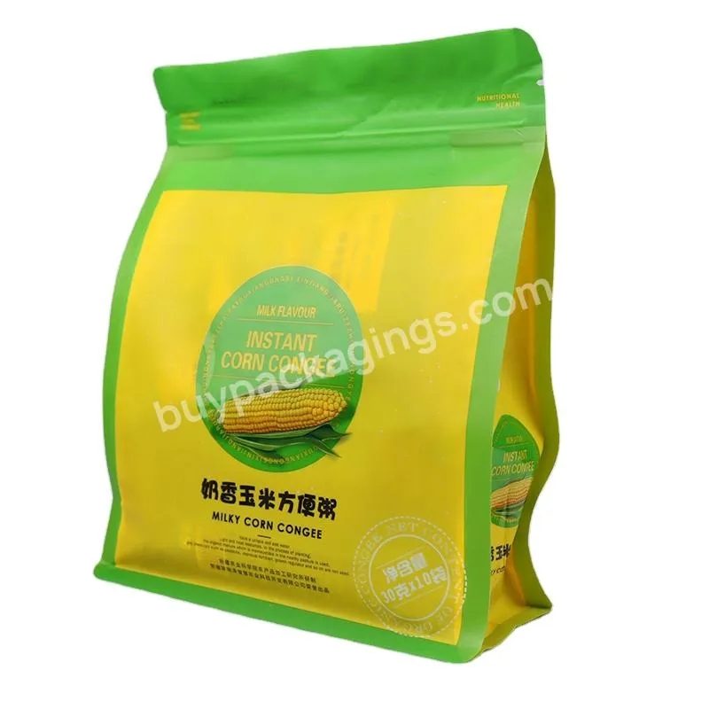 Custom Oem Printed Flour Rice Bag 5kg 10kg 20kg Coated Polypropylene Bag Fold Bottom Rice Flour Sacks