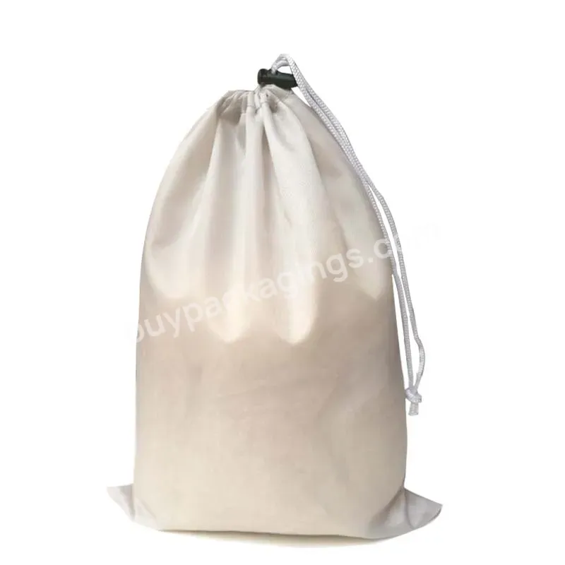 Custom Organic Cotton Drawstring Bag Cheap Drawstring Bag Small Cotton Drawstring Pouch Bag