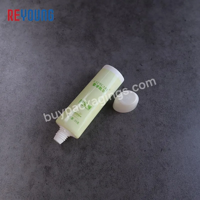 Custom Oval Hand Foot Cream Soft Tube Skincare Cosmetic Packaging Plastic Squeeze Tubes