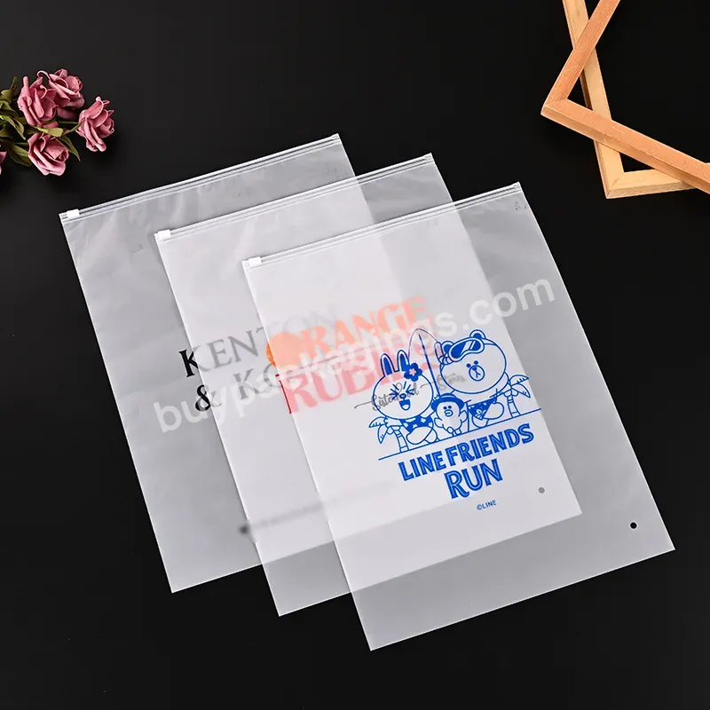 Custom Packaging Clear Zipper Pvc Plastic Bag Packaging Stand Up Pouch Zip Lock Bag With Logo