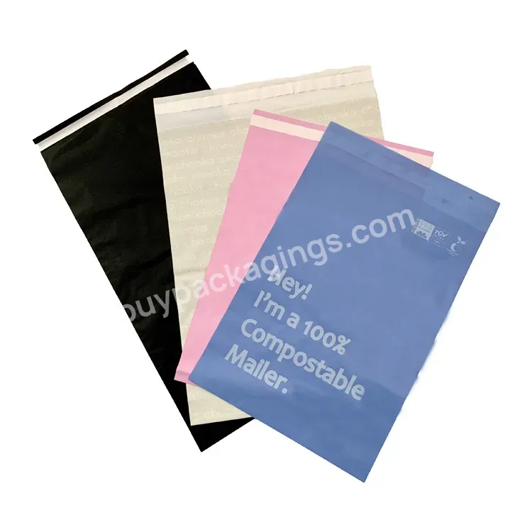 Custom Packaging Design Small Cute Shipping Mailing Courier Polymailer Rainbow Poly Mailers Bag With Logo