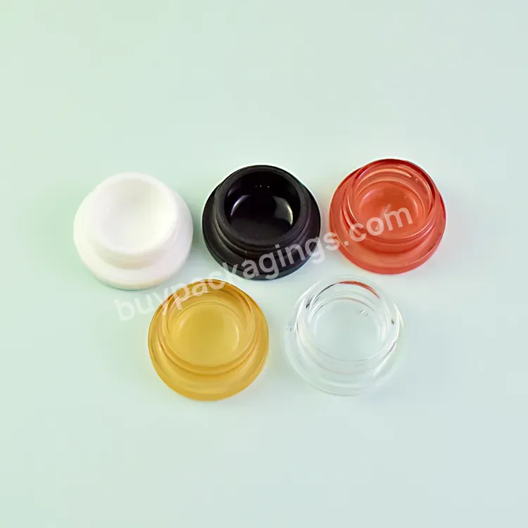 Custom Packaging Free Samples 1 Gram Concentrate Container Oil Storage Wide Mouth Bottle Uv Smell Proof Glass Container - Buy Uv Smell Proof Concentrate Container With Colorful Lid,5ml 7ml 9ml Oil Storage Wide Mouth Bottle White Small Glass Jar Color