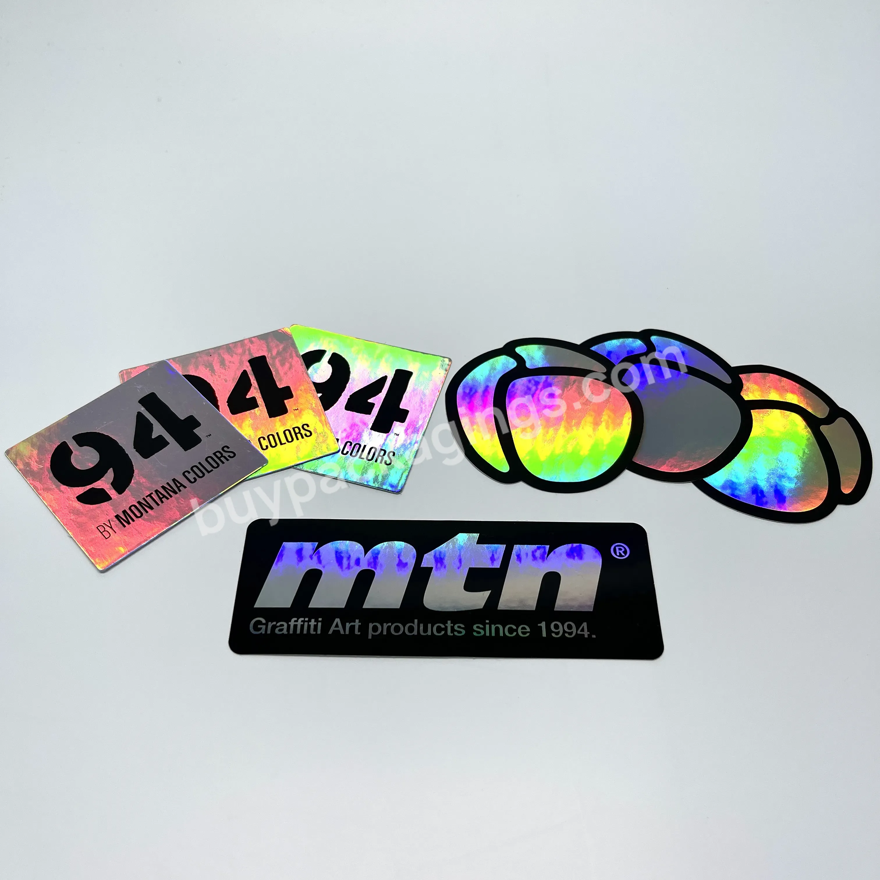 Custom Packaging Label Waterproof Holographic Sticker Vinyl Sticker Printing - Buy Custom Packaging Label,Holographic Sticker,Vinyl Sticker Printing.