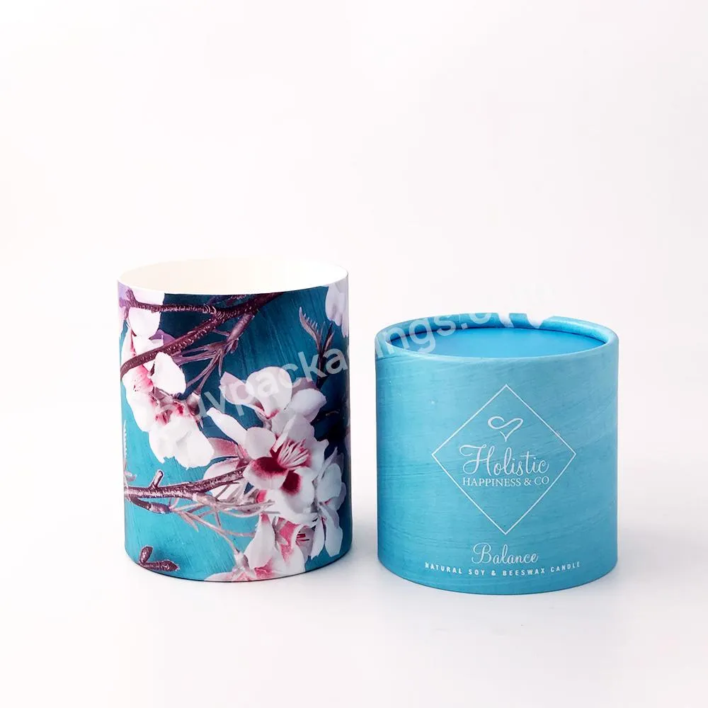 Custom Packaging Tubes Packaging Round Packaging Boxes for Menstrual Cups Candle Jar