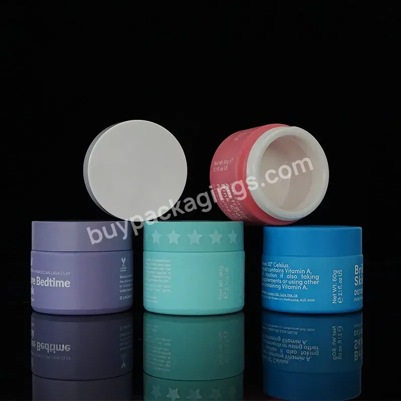 Custom Painting Matte Color Ceramic Glass Jar Opal White Porcelain Glass Cosmetic Cream Jar 15ml 30ml 50ml 100ml 120ml With Lid