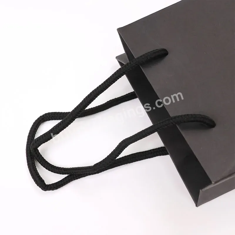 Custom Paper Bag For Packaging Takeaway Shopping Paper Bag Paper Bags With Color Handles