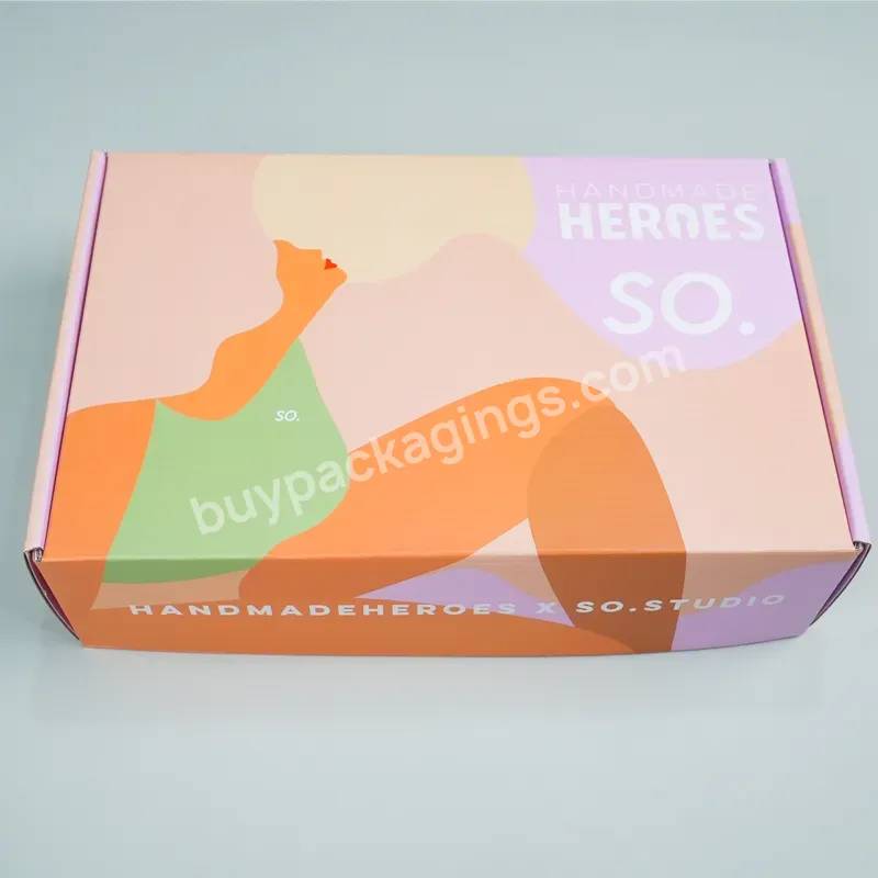 Custom Paper Box Clothes Packaging Gift Shipping Corrugated Paper Boxes For Clothes Shoes Delivery