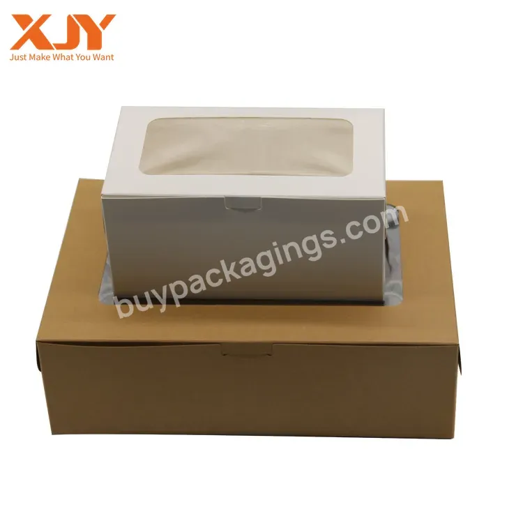 Custom Paper Box Gift Packaging Salad Paper Box Meal Lunch Take Away Food Box For Eat With Pet Window