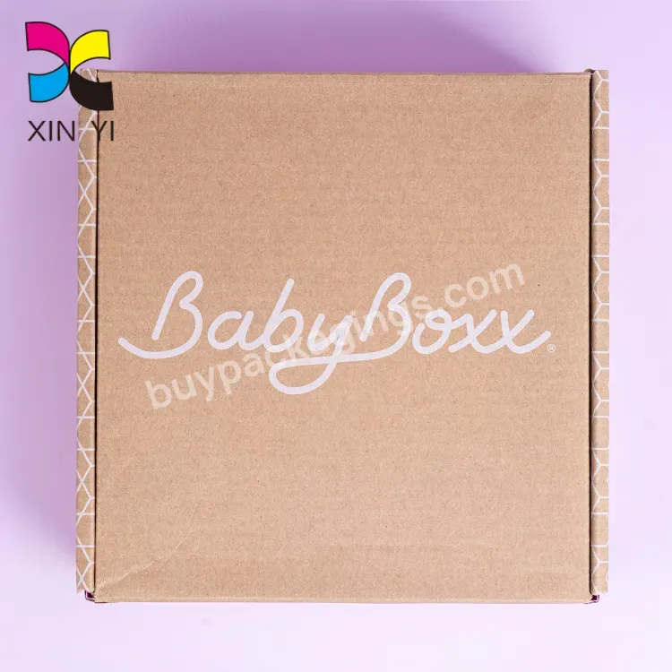 Custom Paper Box Printing Strong Enough 2mm Thick Corrugated Packaging Box For Clothes
