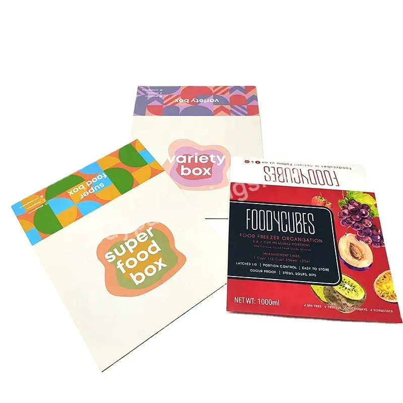 Custom Paper Logo Size Rectangle Cardboard Food Box Sleeve Paper Box Sleeve Packaging