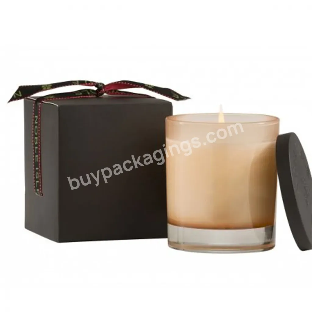 Custom Paper Rigid Box For Candle Packaging Boxes Luxury Gift Box For Candles