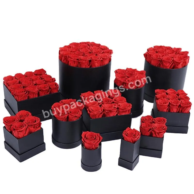 Custom Paper Soap Rose Flower Gift Packaging Soap Flower Drawer Box Valentine's Day Gift Box
