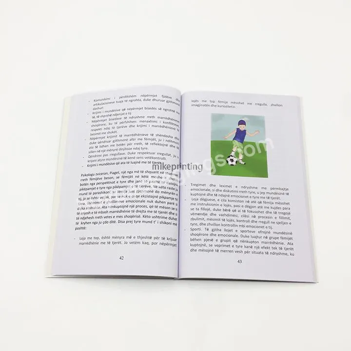 Custom Paperback High Quality Softcover Book Printing Service for Self Publishing Books Print in China