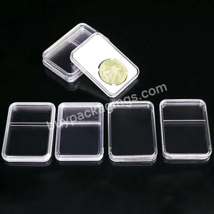 Custom Pccb Coin Capsules Display Slab For Grade Collection Coin Collector Display Case Capsules Holders Coin Slab Holder