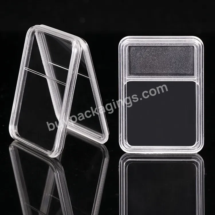 Custom Pcgs Coin Capsules Holder Collection Display Graded Slab Dollar Plastic Coin Protector Ngc Coin Slabs