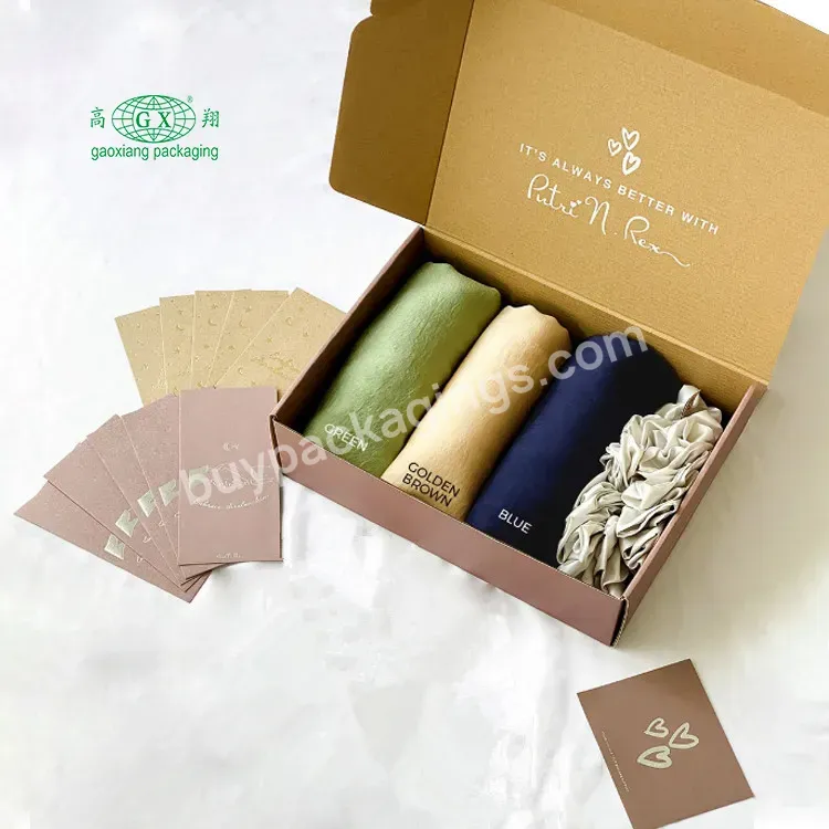 Custom Personalised Scarf Scarves Shawl Chiffon Set Box Gift Box Packaging