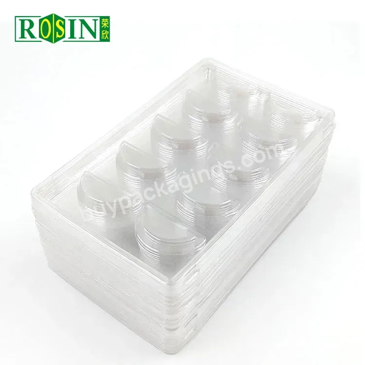 Custom Pet Clear Plastic Empty Blister Tray Packaging For Eyeshadow