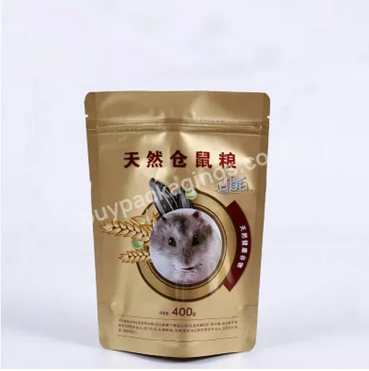 Custom Pet Dog Food Plastic Packaging Bags Side Gusset Pet Food Package Bags With Zipper