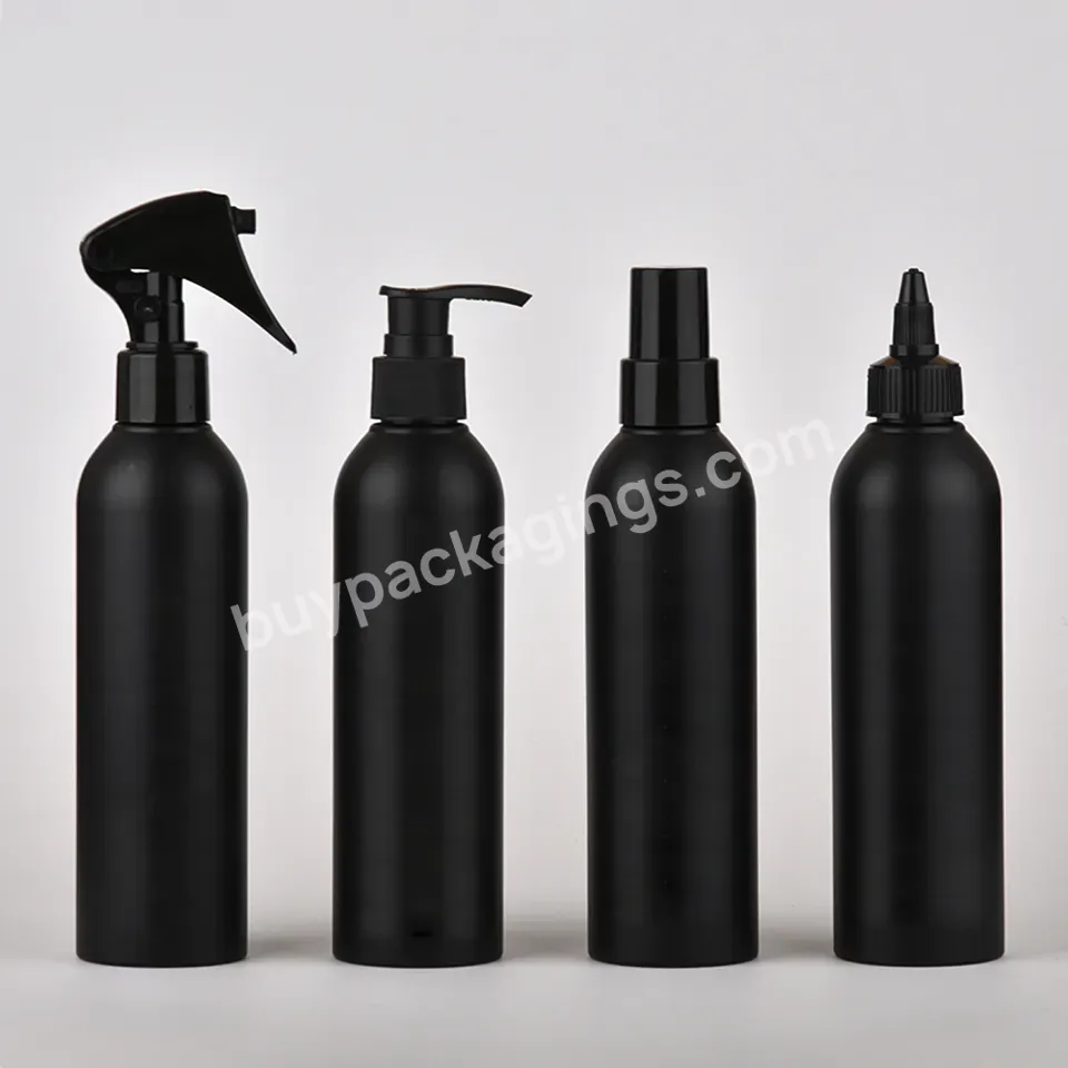 Custom Pet Plastic White 250ml 150ml Round Bottle Skin Care Shampoo Shower Gel Body Lotion Bottle