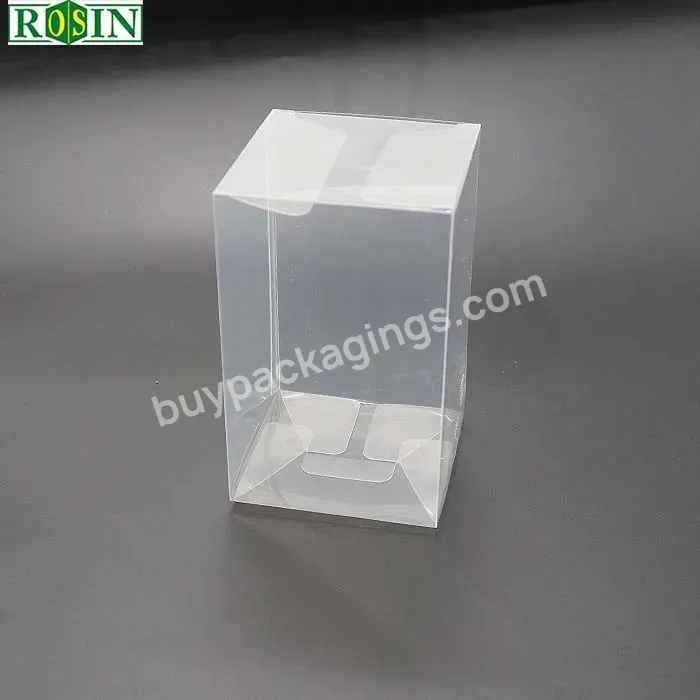 Custom Pet Pvc Acid-free Packaging Case 6 Inch Plastic Box