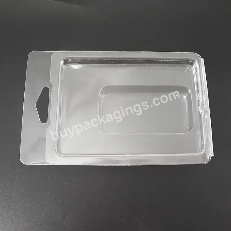 Custom Pet Pvc Transparent Plastic Clam Shell Blister Phone Case Packaging For Electronic Component Plastic Packing