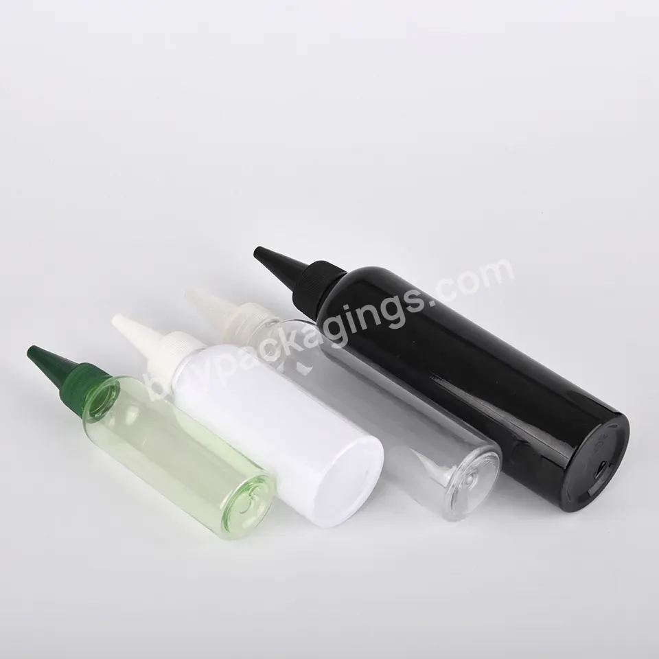 Custom Pet Round 50ml 100ml Plastic Squeeze Soft Bottle Personal Care Private Label Applicator Bottle