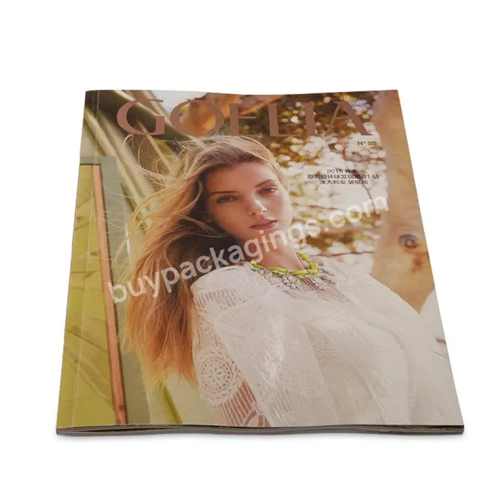 Custom Photo Albums Full Color Catalogue Printing Soft Cover Printed Catalog