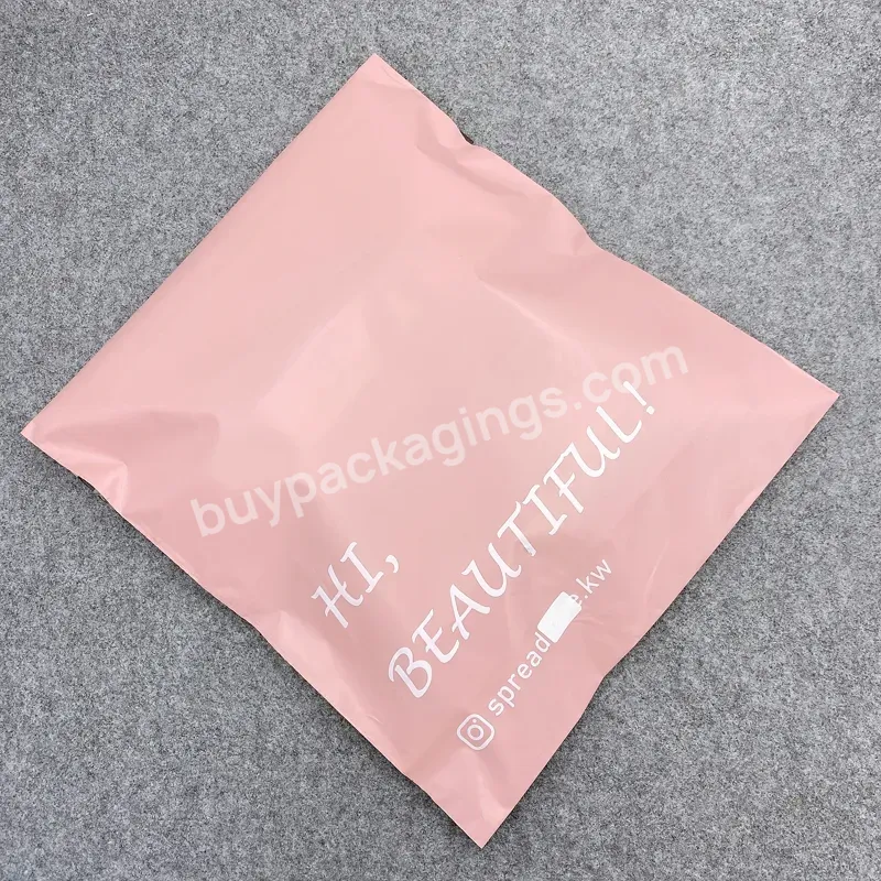 Custom Pink Self Adhesive Plastic Mailing Poly Post Shipping Packing D2w Parcel Bag For Express Clothing - Buy Hi Beautiful Custom Poly Mailer Bag,Shipping Bags For Clothing,Printed Poly Bags Biodegradable Mailing Bags.