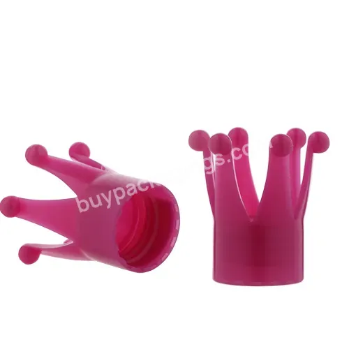 Custom Plastic Crown Shape Screw Cap 24/410