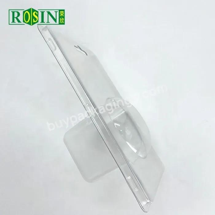 Custom Plastic Design Professional Clear Clamshell Blister Packaging Clear Hinged Lid Plastic Pet Tray