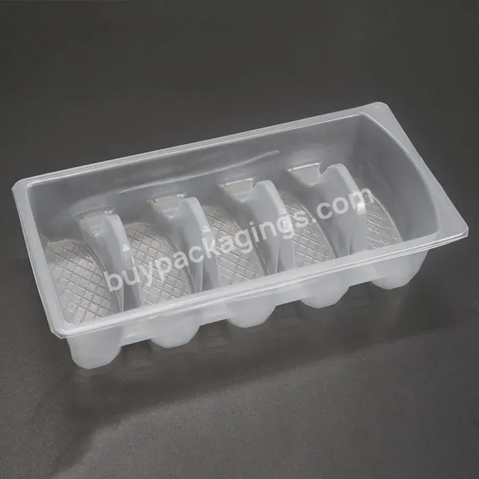 Custom Plastic Disposable Pp Blister Frozen Dumpling Container Packaging Tray With Lid