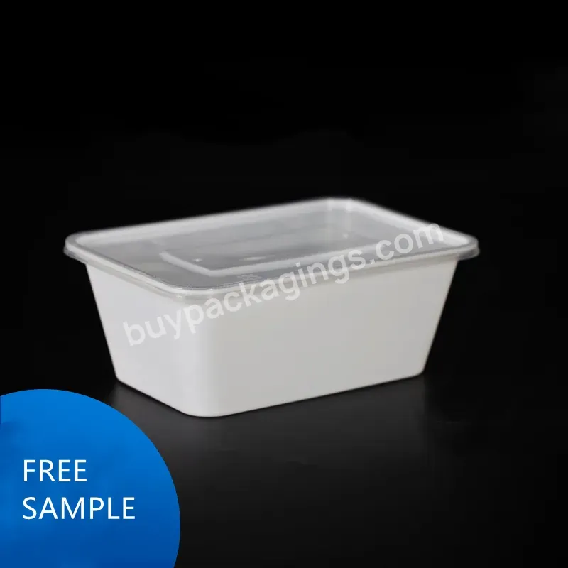 Custom Plastic Lunch Box Takeaway Disposable Pp Food Container Wholesale Portable Plastic Food Container Bento Lunch Box