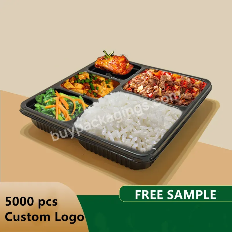 Custom Plastic Lunch Box Wholesale Takeaway Plastic Lunch Box Plastic Disposable Containers For Food Packaging