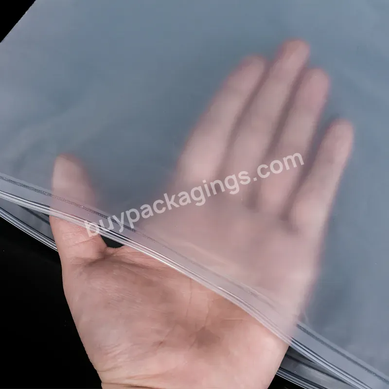 Custom Plastic Package Custom Clothing Packaging Clothes Bags Zip Lock Frosted Zipper Ziplock Bag For Clothes Clothing