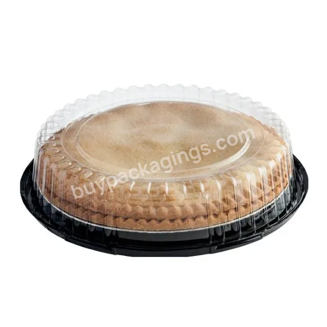 Custom Plastic Pet Round Disposable Cake Packaging Box