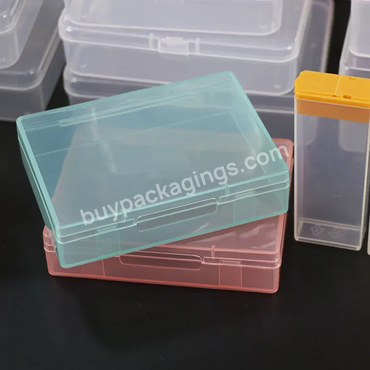 Custom Plastic Pp Packaging Box Id Name Credit Card Case Toothbrush Container Storage Clear Round Plastic Box