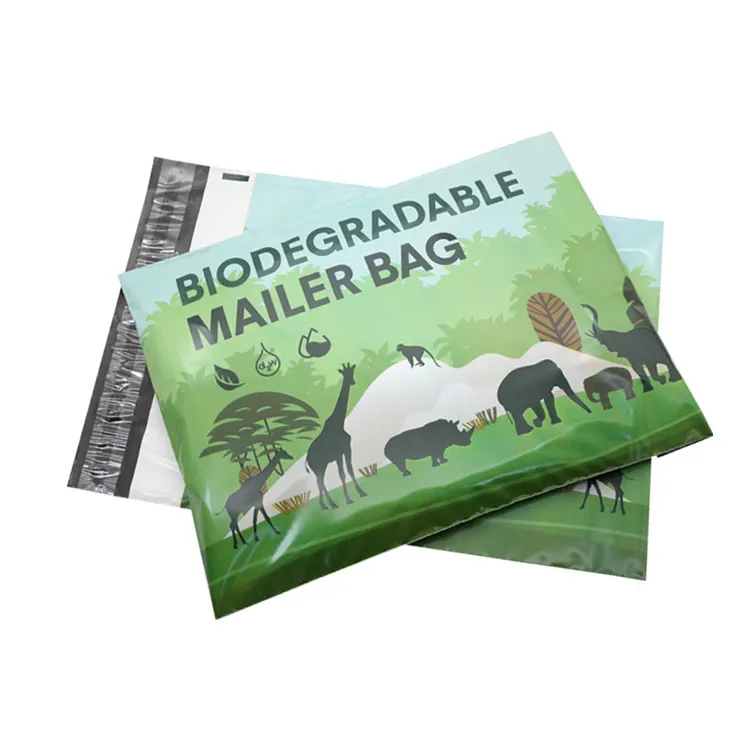 Custom Plastic Shipping Bags 10X13 Biodegradable Poly Mailer For Clothing Clothes