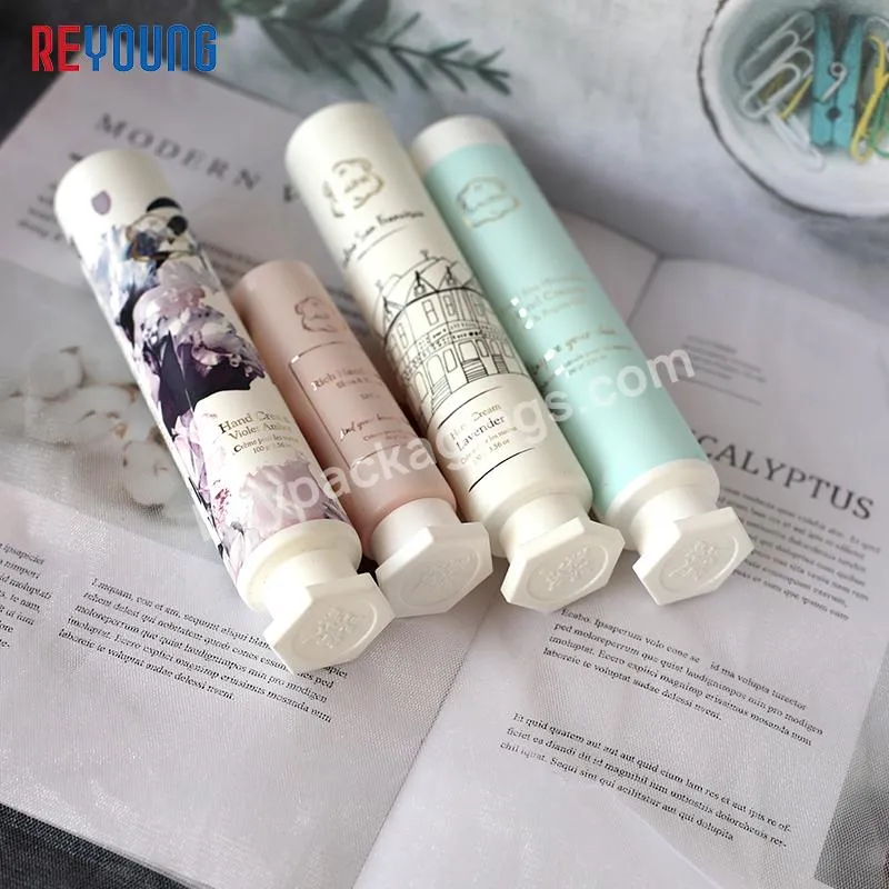 Custom Plastic Squeeze Tube 10 15 20 30 50 75 100 150 Ml Empty Hand Cream Lotion Cosmetic Packaging Plastic Tubes