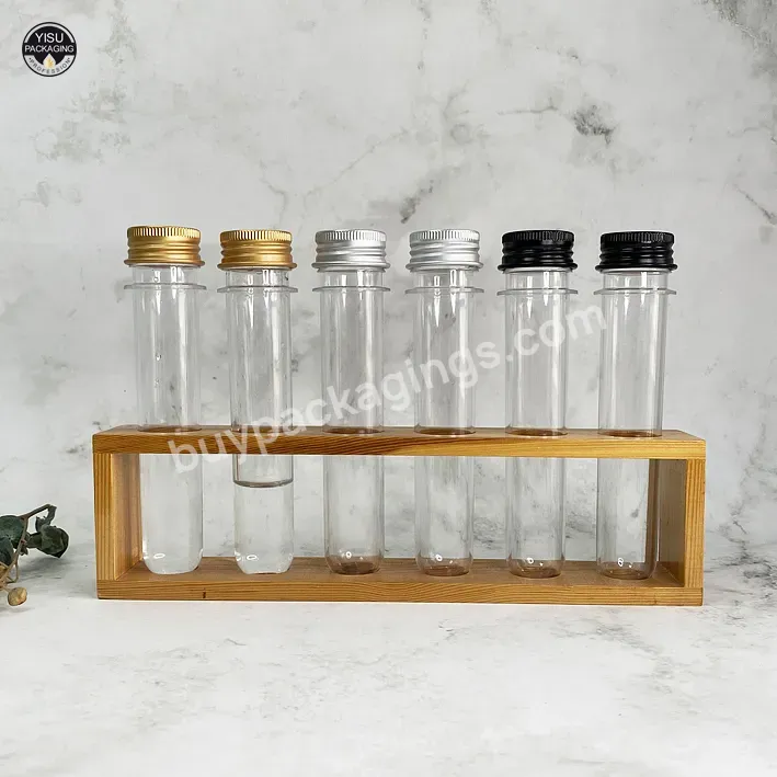 Custom Plastic Test Tubes Transparent And Transparent Candy Storage Containers With Screw Caps 40ml Plastic Perform