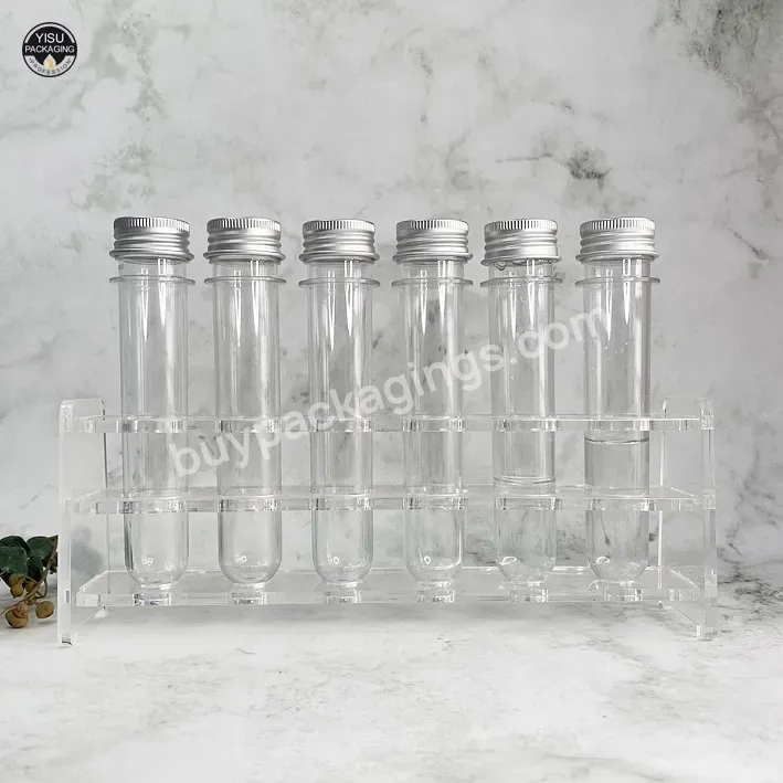 Custom Plastic Test Tubes Transparent And Transparent Candy Storage Containers With Screw Caps 40ml Plastic Perform - Buy Plastic Test Tubes,Candy Storage Containers With Screw Caps,Clear Plastic Tubes With Screw Caps.