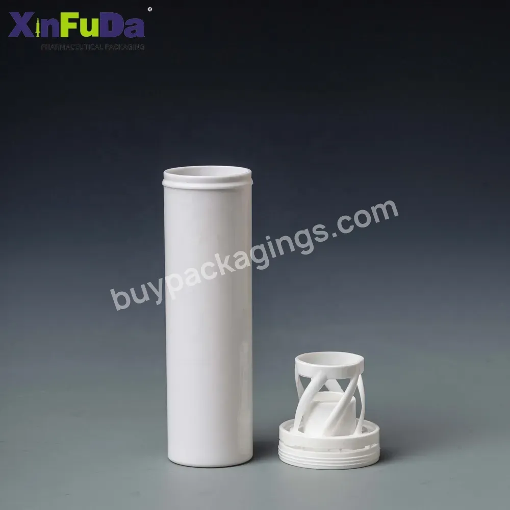 Custom Plastic Tubes Packaging 99mm Length Round Hand Soap Effervescent Tablet Tube Storage Container With Moisture Proof Cap