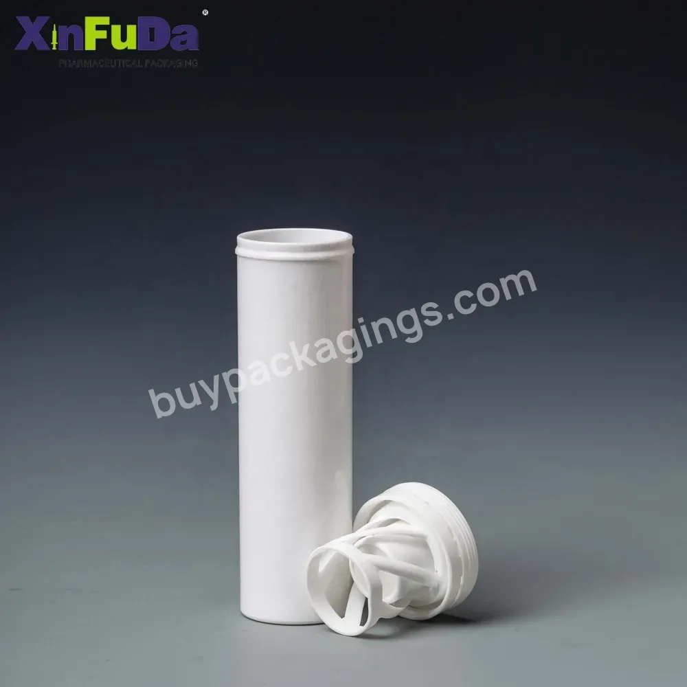 Custom Plastic Tubes Packaging 99mm Length Round Hand Soap Effervescent Tablet Tube Storage Container With Moisture Proof Cap