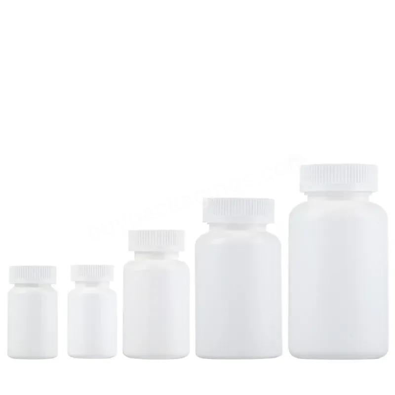 Custom Plastic White Vitamin Pill Bottles Pet Pill Capsule Vitamin Tablets Large Medicine Bottle Empty Containers For Pills