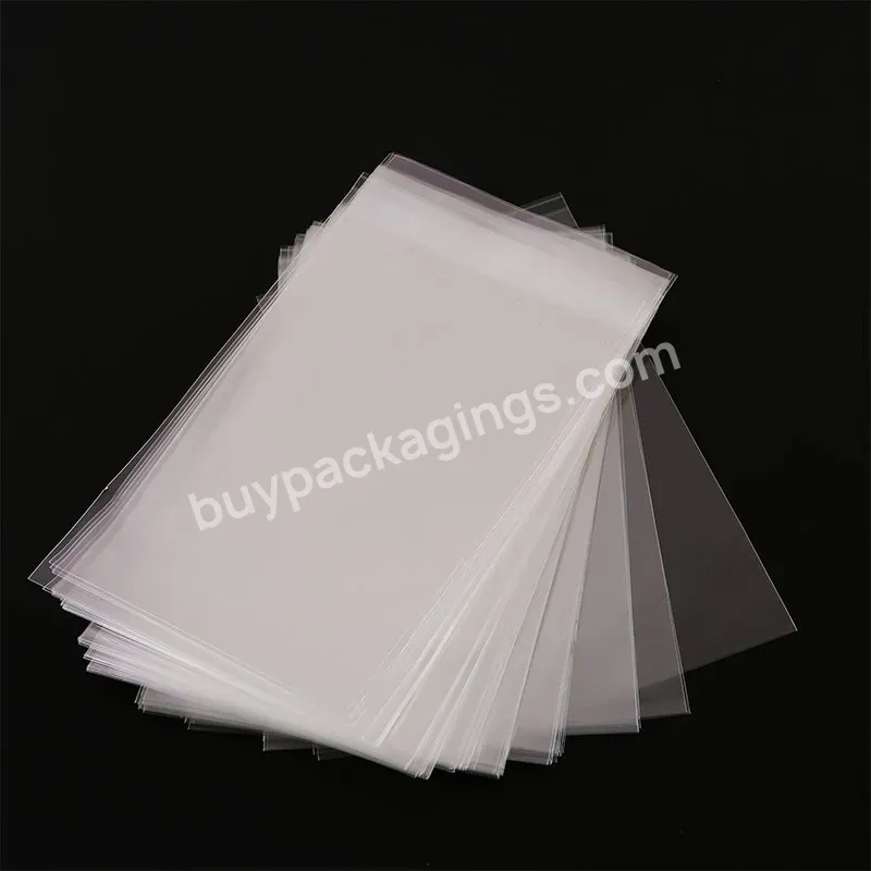 Custom Poly Bag Poly Opp Bags Transparent Packaging Clear Plastic Package Carton Packaging Customized Gravure Printing Bopp