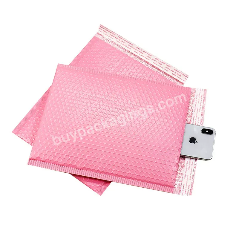 Custom Poly Bubble Mailer Packaging Bags Pink Poly Bubble Mailer Bubble Mailers Shipping Envelopes